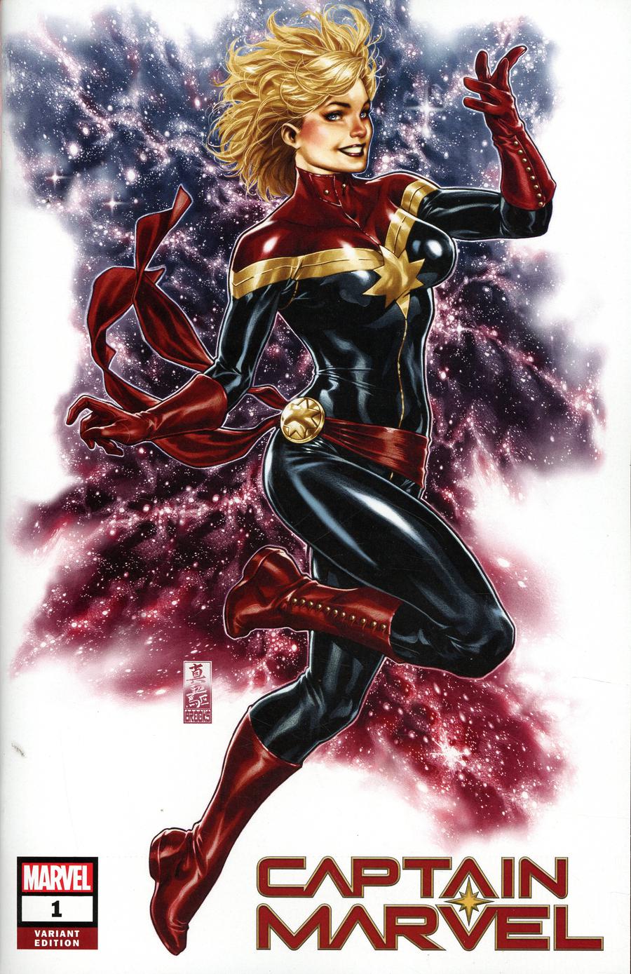 Captain Marvel Vol 9 #1 Cover G Comic Sketch Art Exclusive Mark Brooks Variant Cover