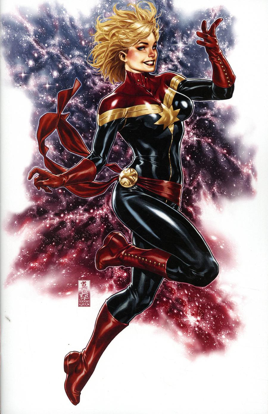 Captain Marvel Vol 9 #1 Cover H Comic Sketch Art Exclusive Mark Brooks Virgin Variant Cover