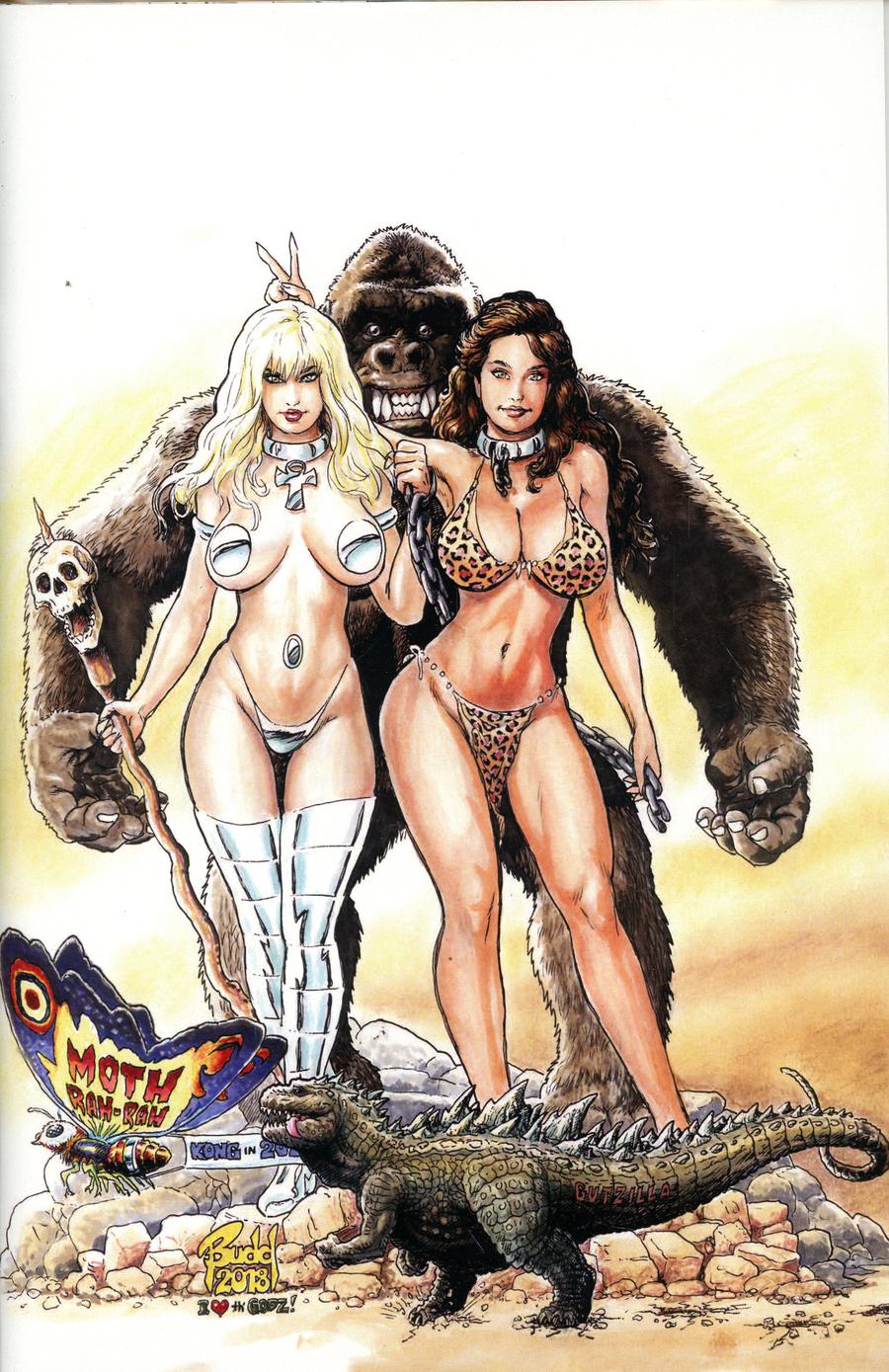 Cavewoman A Wizard A Sorceress And Meriem #1 Cover D Variant Budd Root Cover