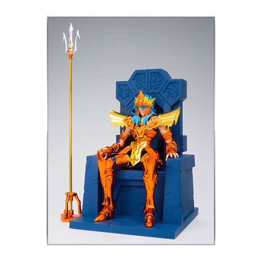 Saint Seiya Saint Cloth Myth EX - Sea Emperor Poseidon (Julian Solo) Imperial Throne Set Action Figure