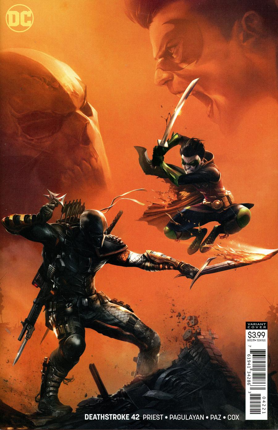 Deathstroke Vol 4 #42 Cover B Variant Francesco Mattina Cover (Terminus Agenda Part 2)