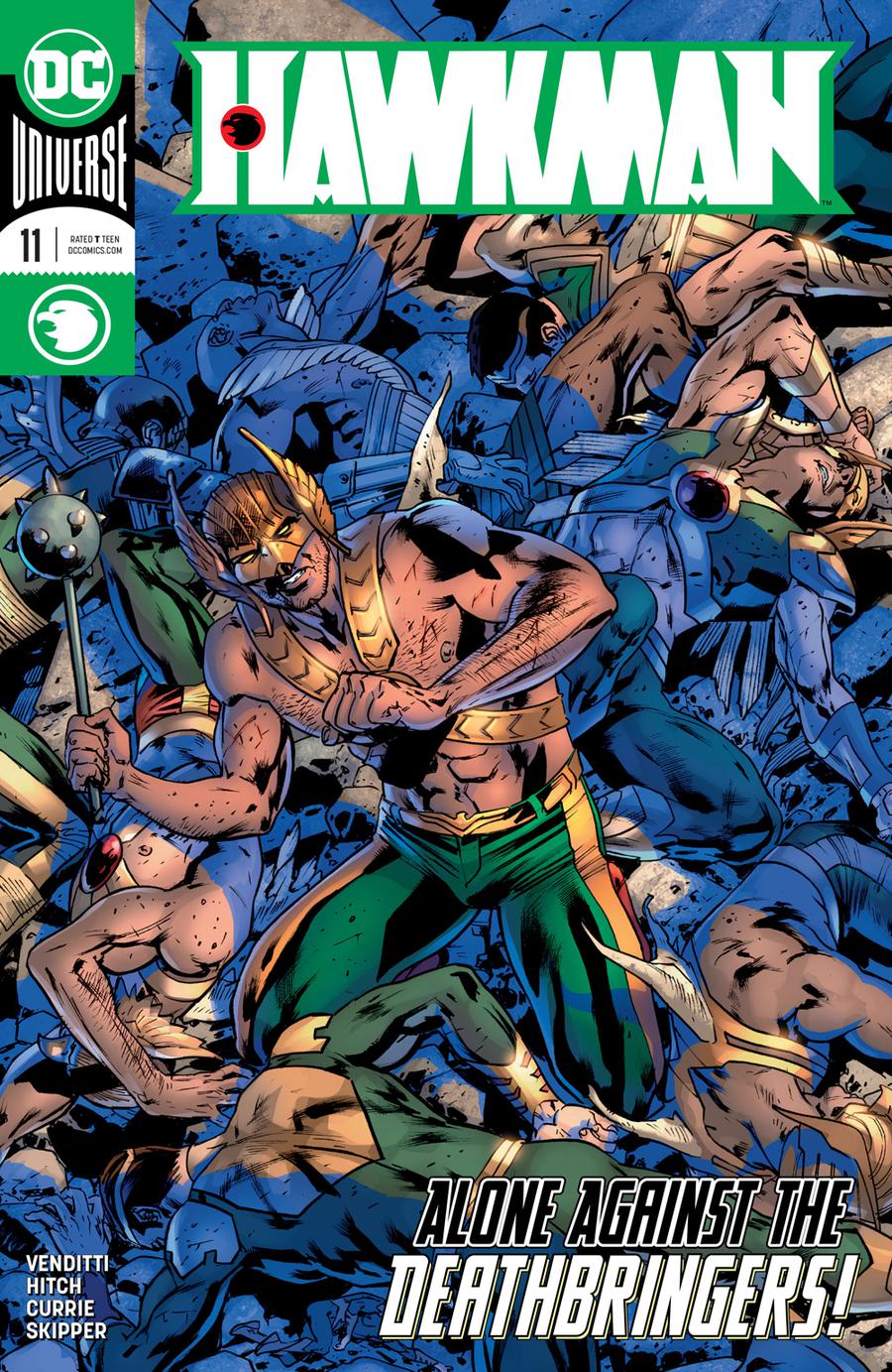 Hawkman Vol 5 #11 Cover A Regular Bryan Hitch Cover