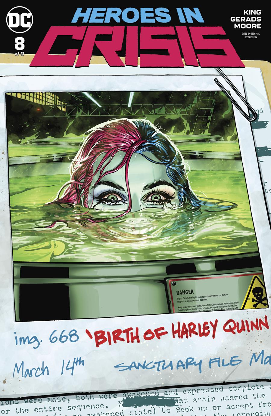 Heroes In Crisis #8 Cover B Variant Ryan Sook Cover