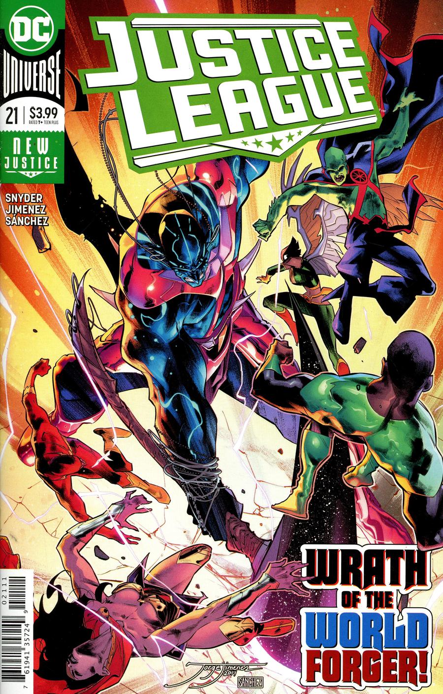 Justice League Vol 4 #21 Cover A Regular Jorge Jimenez Cover