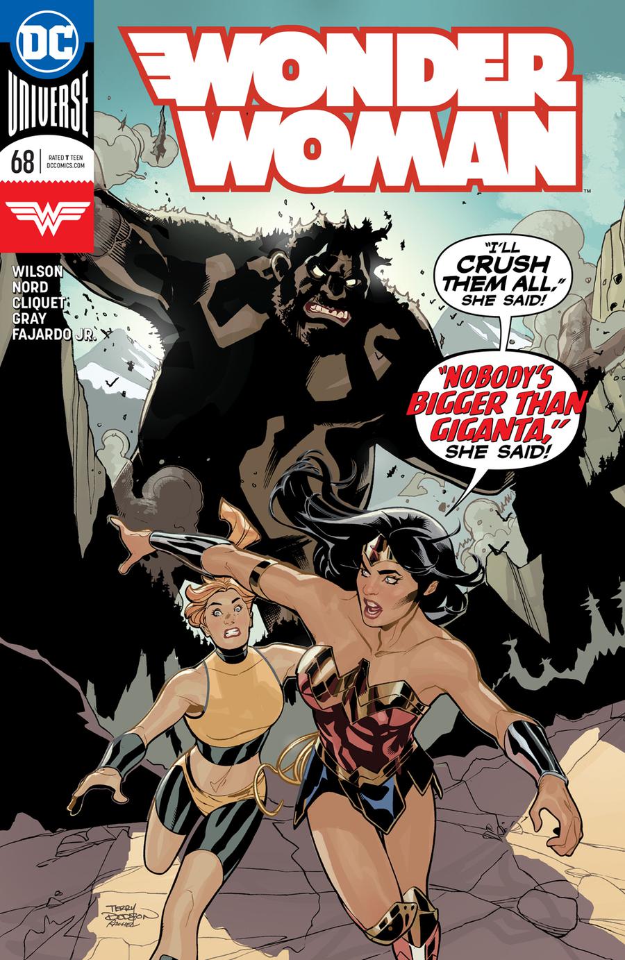 Wonder Woman Vol 5 #68 Cover A Regular Terry Dodson & Rachel Dodson Cover