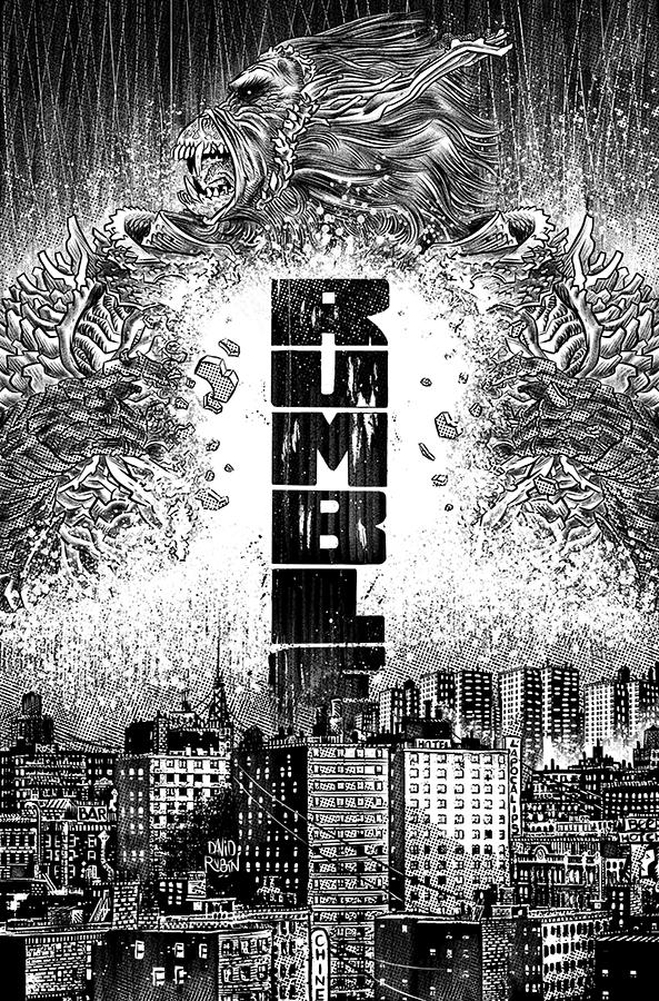 Rumble Vol 2 #11 Cover A Regular David Rubin Black & White Cover