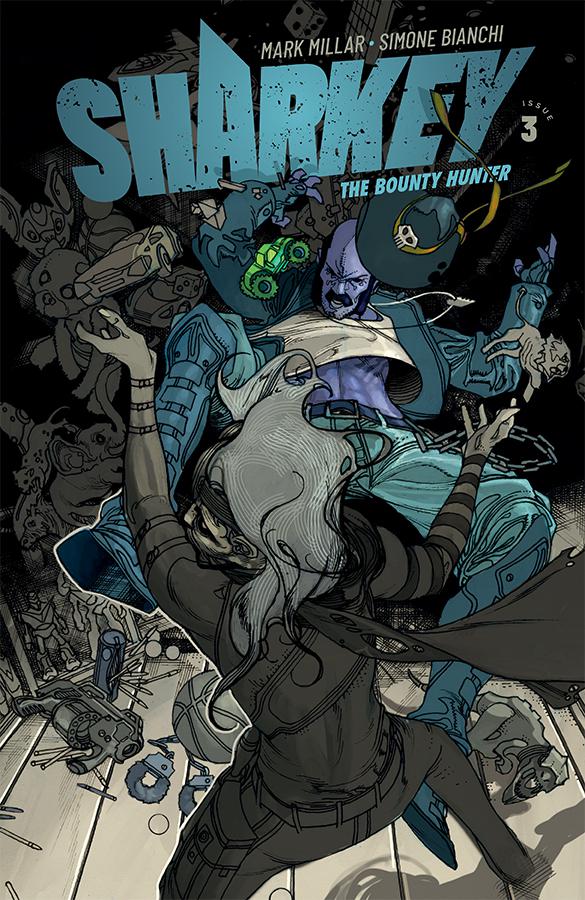 Sharkey The Bounty Hunter #3 Cover A Regular Simone Bianchi Color Cover