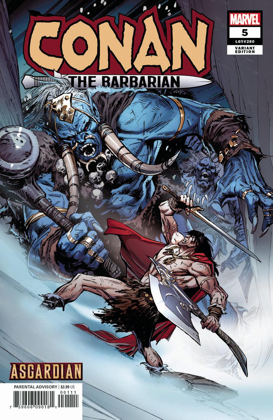 Conan The Barbarian Vol 4 #5 Cover B Variant Butch Guice Asgardian Cover