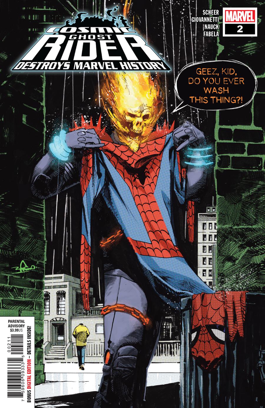 Cosmic Ghost Rider Destroys Marvel History #2 Cover A 1st Ptg Regular Gerardo Zaffino Cover