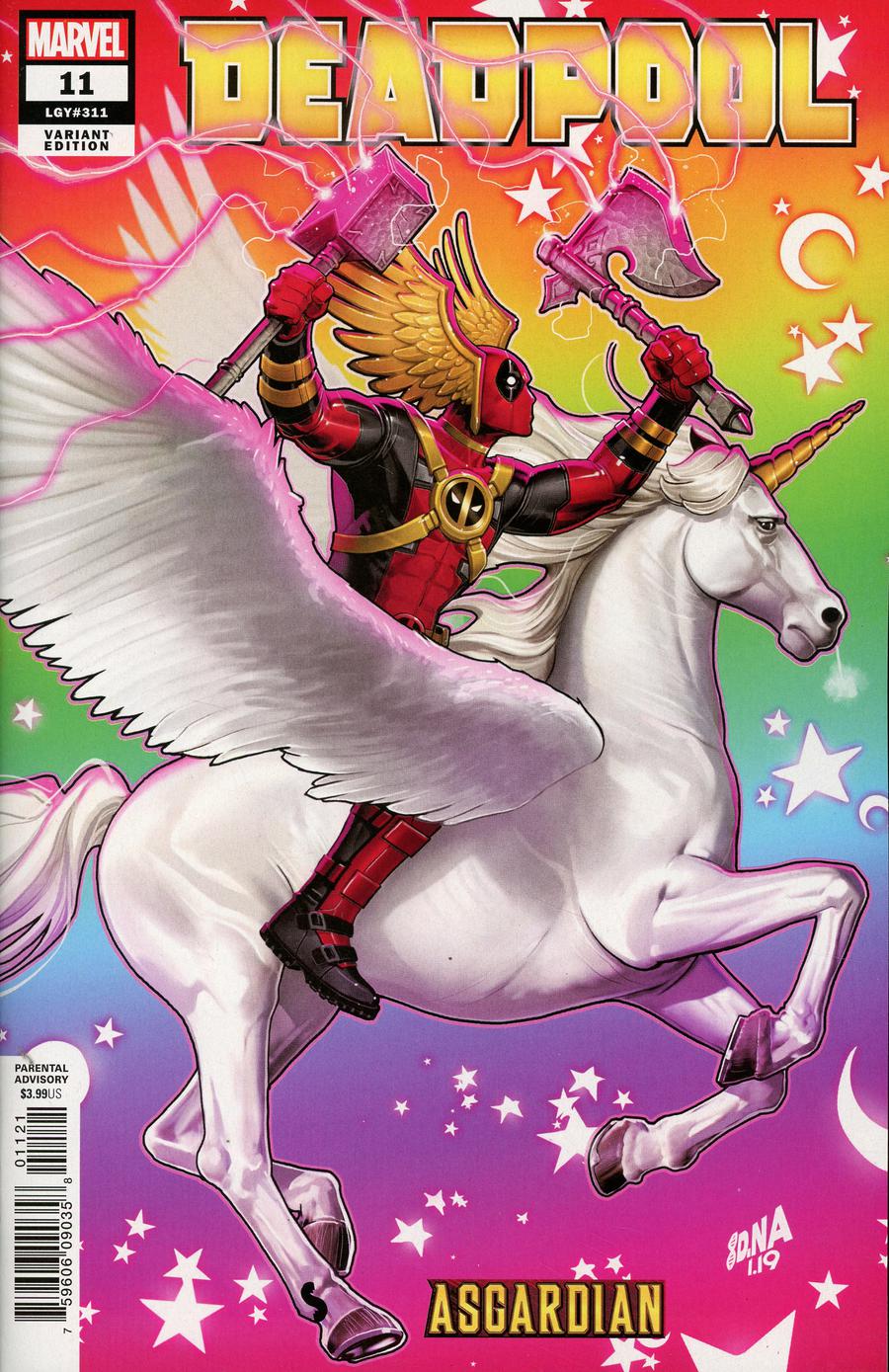 Deadpool Vol 6 #11 Cover B Variant David Nakayama Asgardian Cover