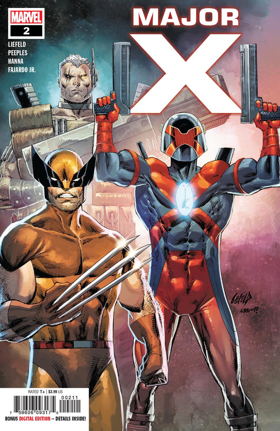 Major X #2 Cover A 1st Ptg Regular Rob Liefeld Cover