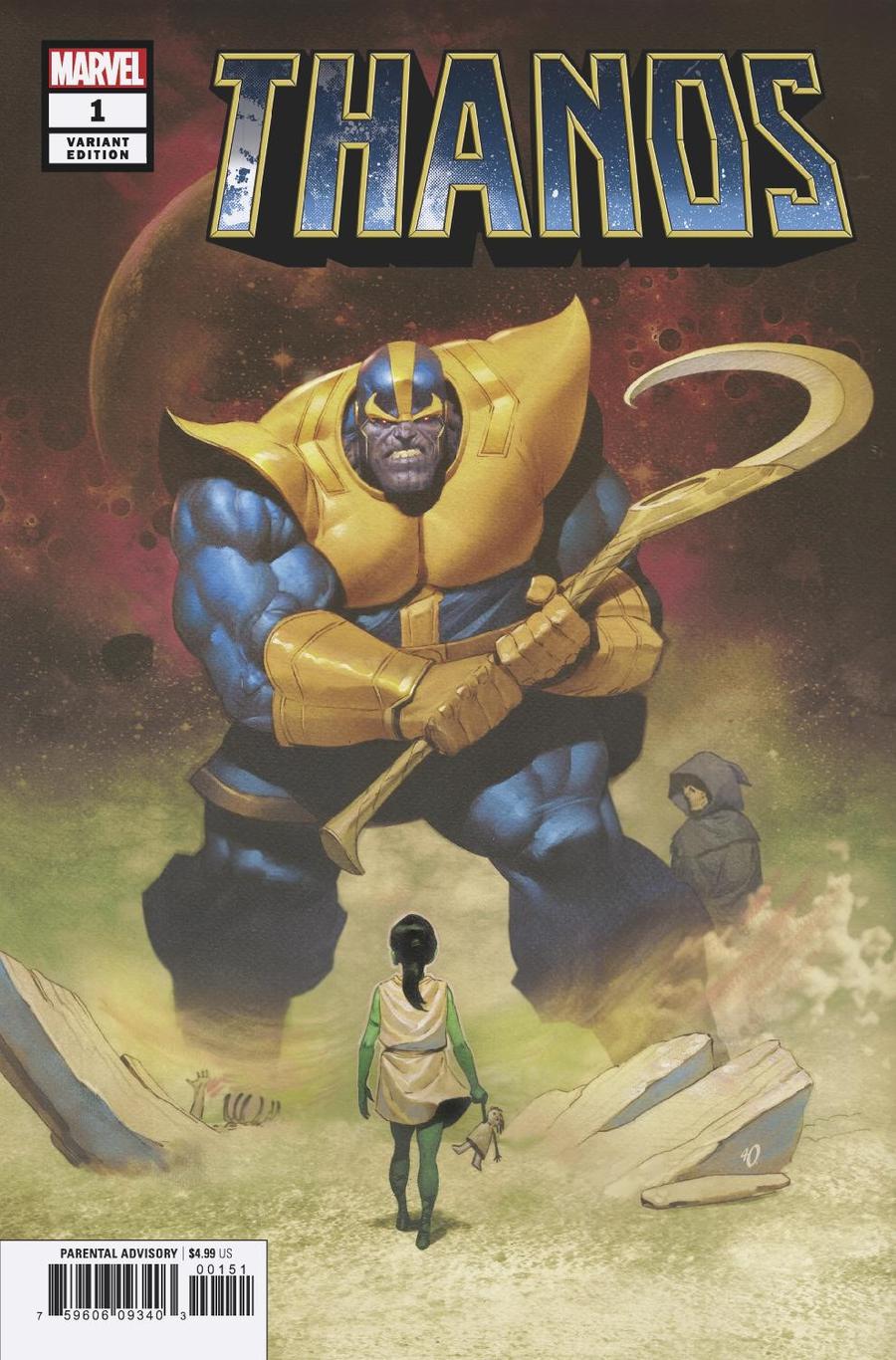 Thanos Vol 3 #1 Cover C Variant Ariel Olivetti Cover