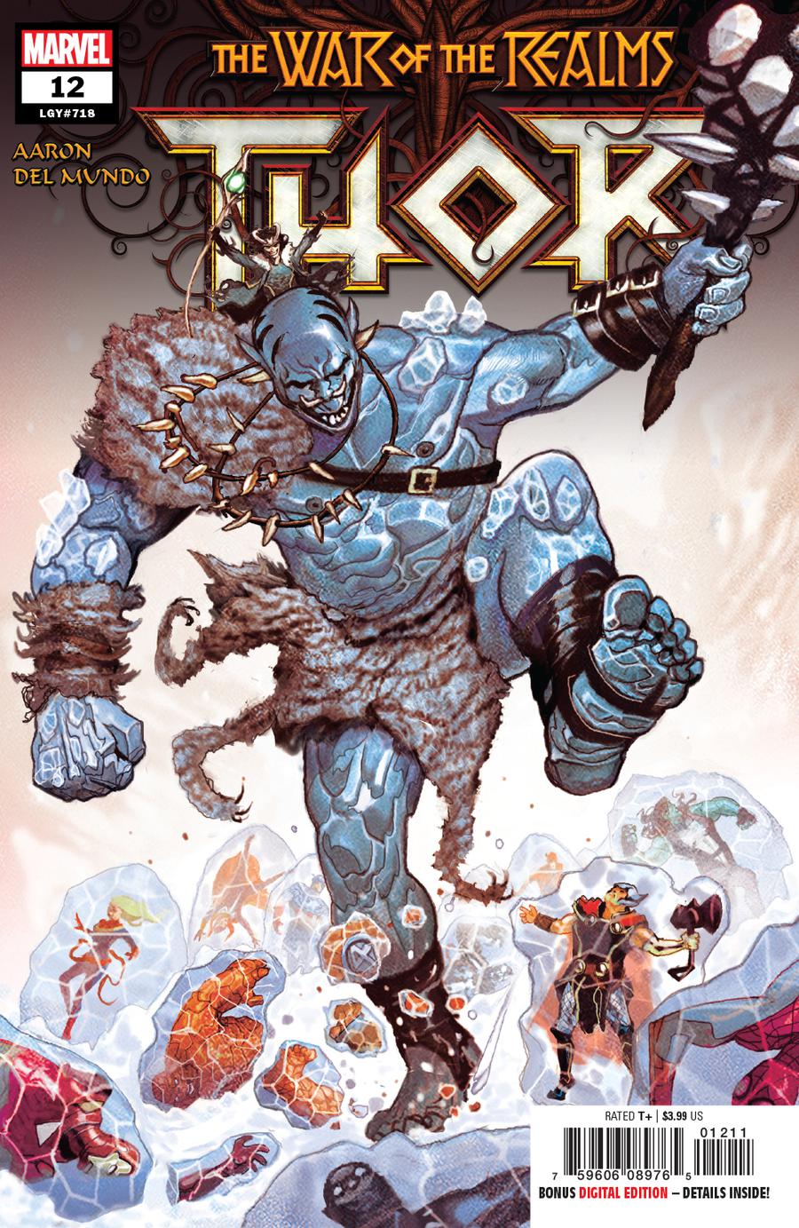 Thor Vol 5 #12 Cover A Regular Mike Del Mundo Cover (War Of The Realms Tie-In)