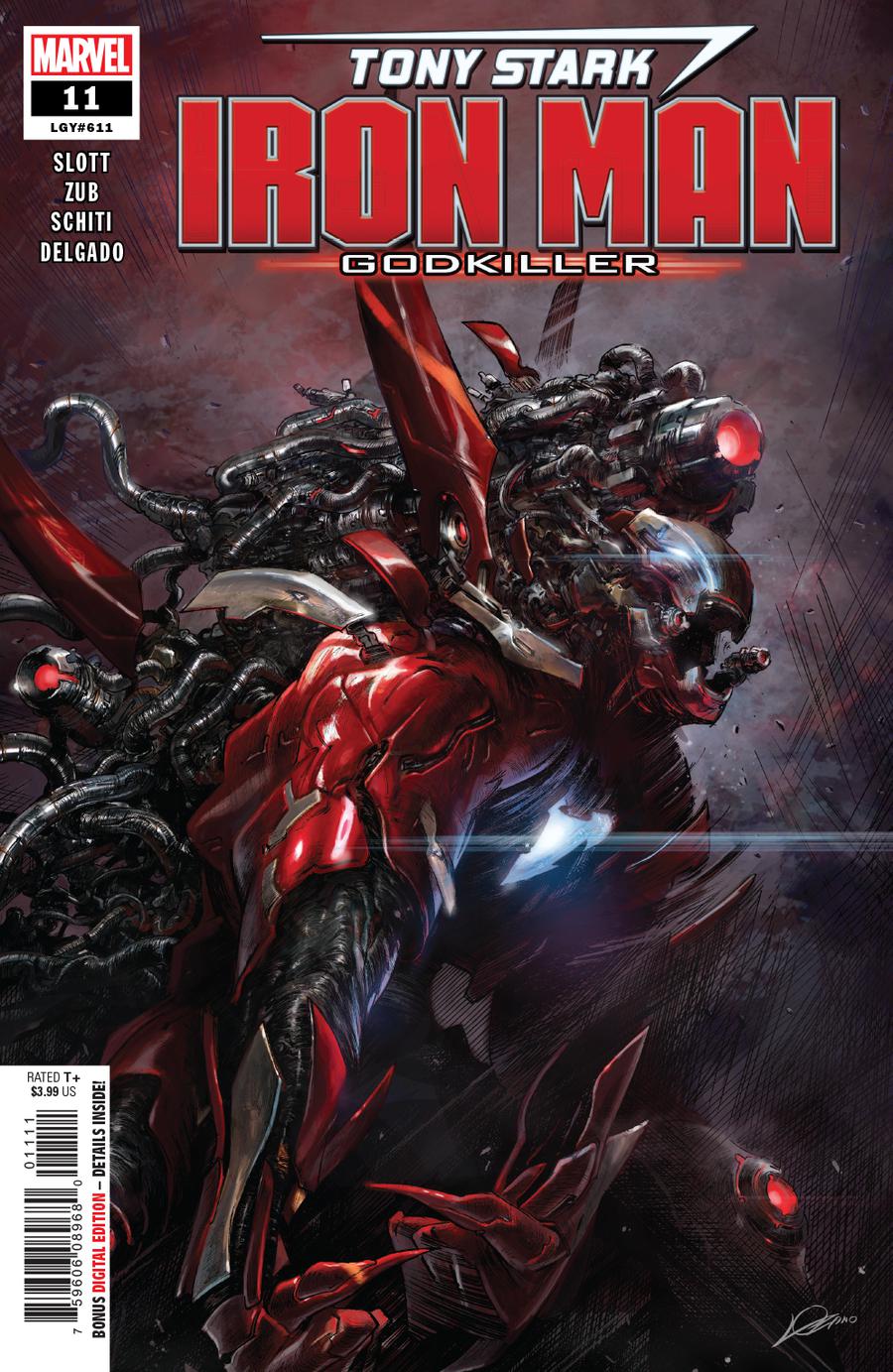Tony Stark Iron Man #11 Cover A Regular Alexander Lozano Cover