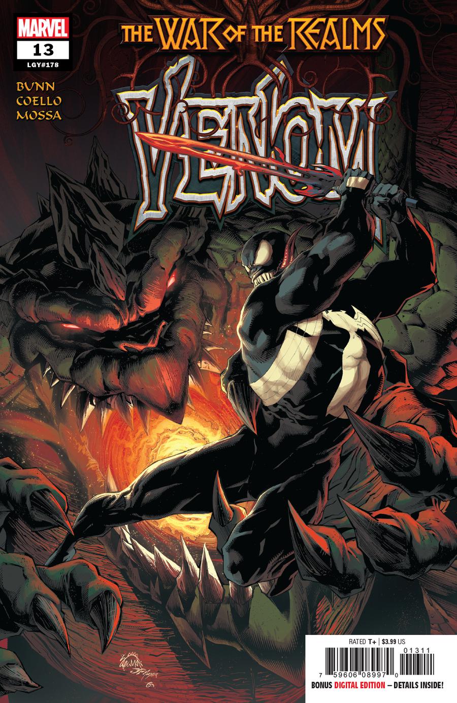 Venom Vol 4 #13 Cover A 1st Ptg Regular Ryan Stegman Cover (War Of The Realms Tie-In)