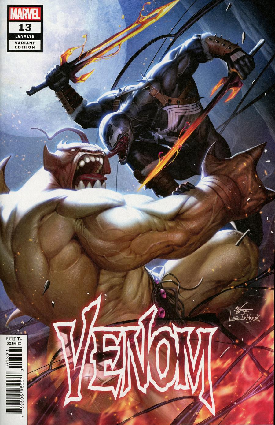 Venom Vol 4 #13 Cover B Variant Inhyuk Lee Asgardian Cover (War Of The Realms Tie-In)