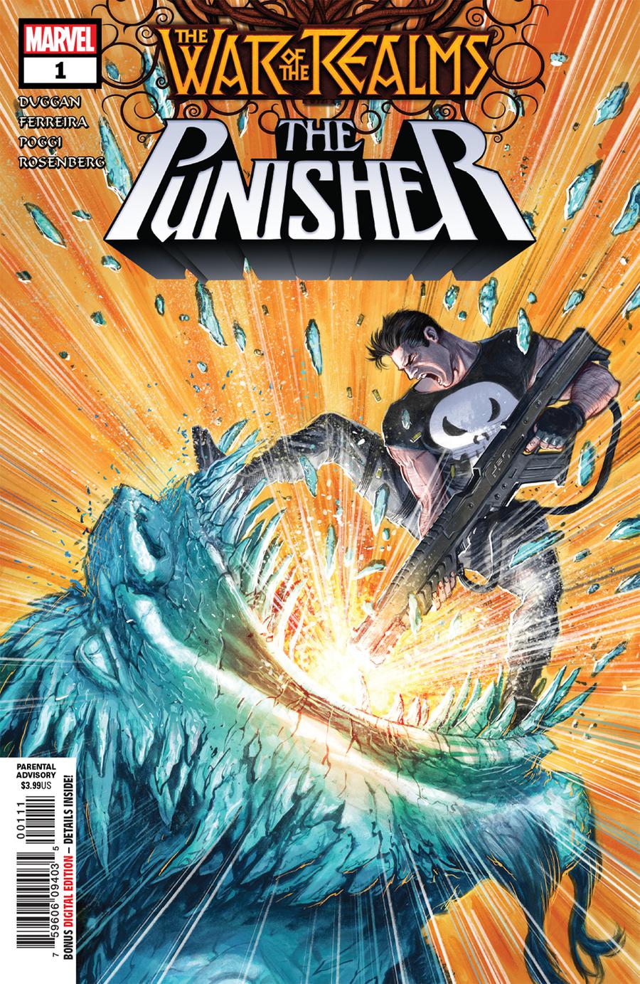 War Of The Realms Punisher #1 Cover A 1st Ptg Regular Juan Ferreyra Cover