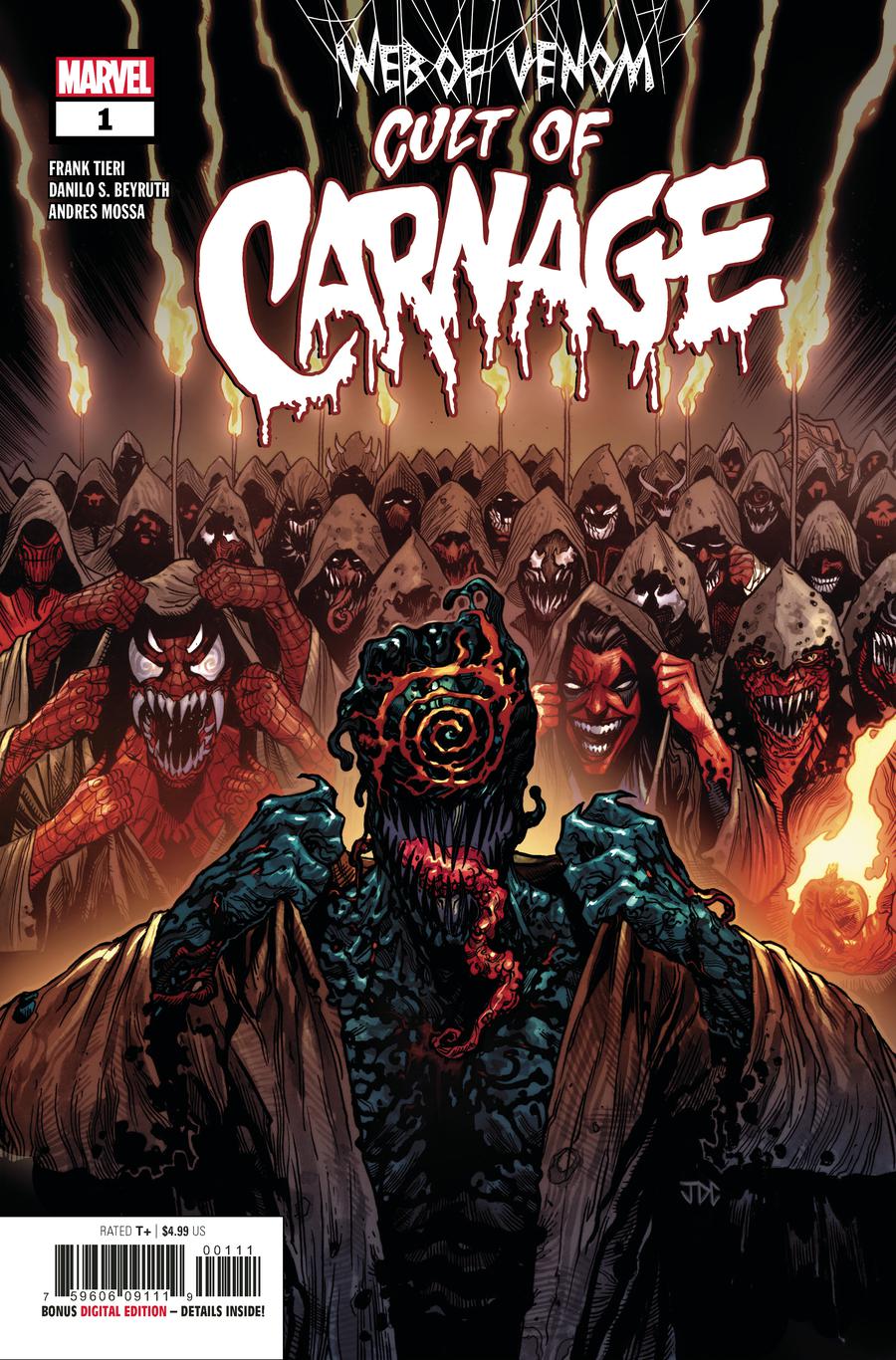 Web Of Venom Cult Of Carnage #1 Cover A 1st Ptg Regular Josh Cassara Cover