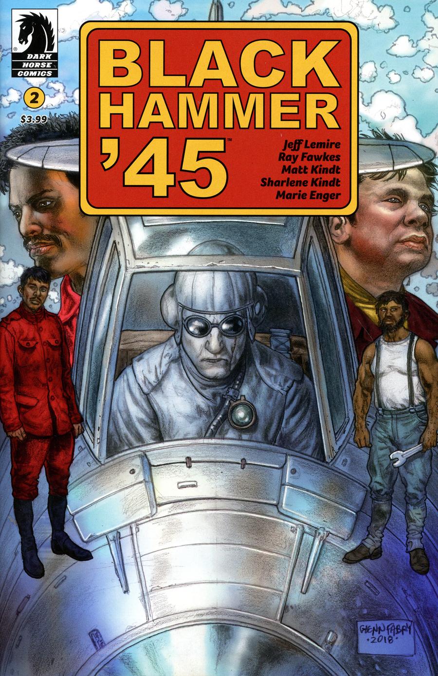 Black Hammer 45 From The World Of Black Hammer #2 Cover B Variant Glenn Fabry Cover