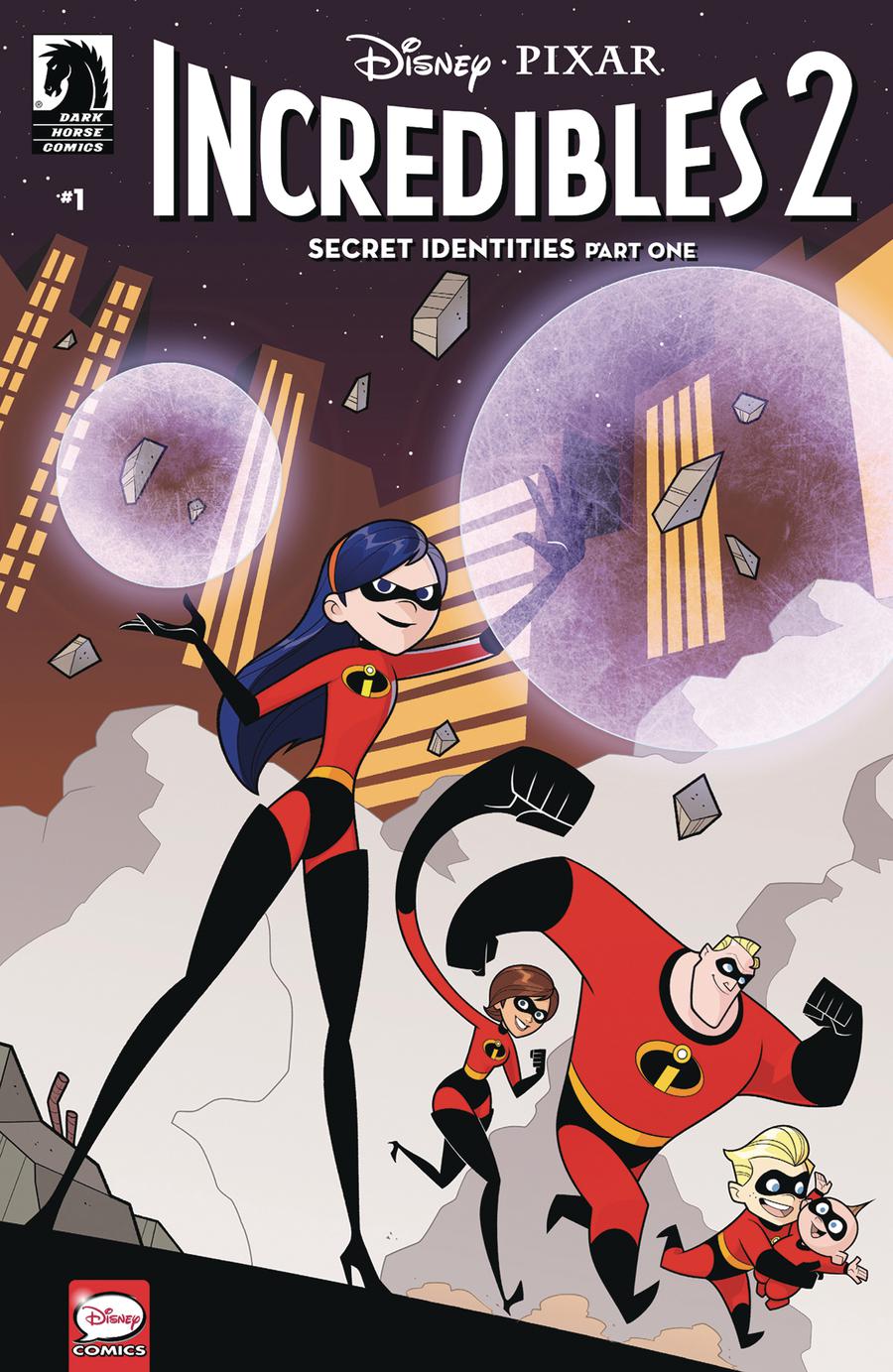 Disney Incredibles 2 Secret Identities #1 Cover B Variant Kawaii Creative Studio Cover