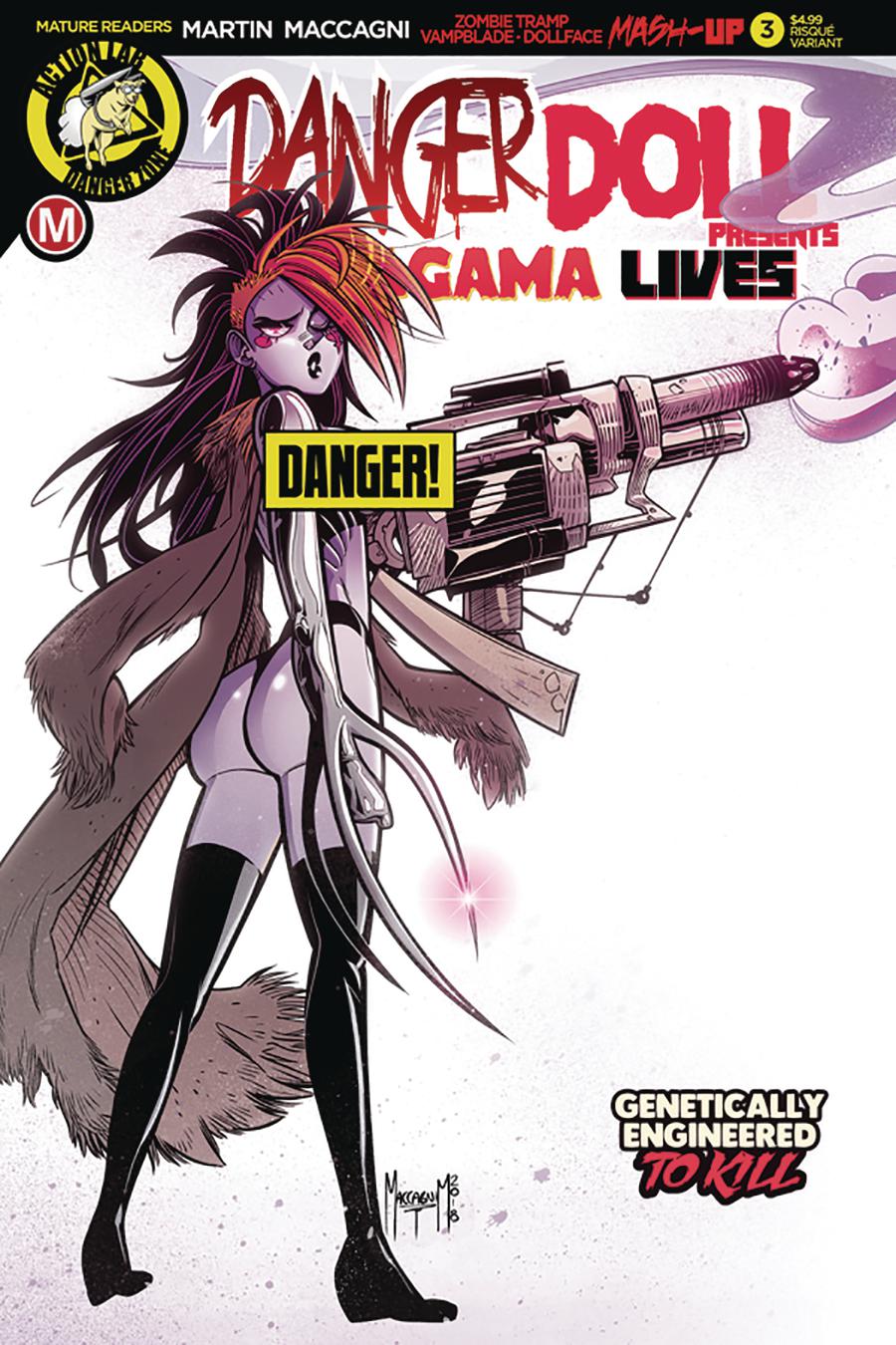 Danger Doll Squad Presents Amalgama Lives #3 Cover B Variant Marco Maccagni Risque Cover