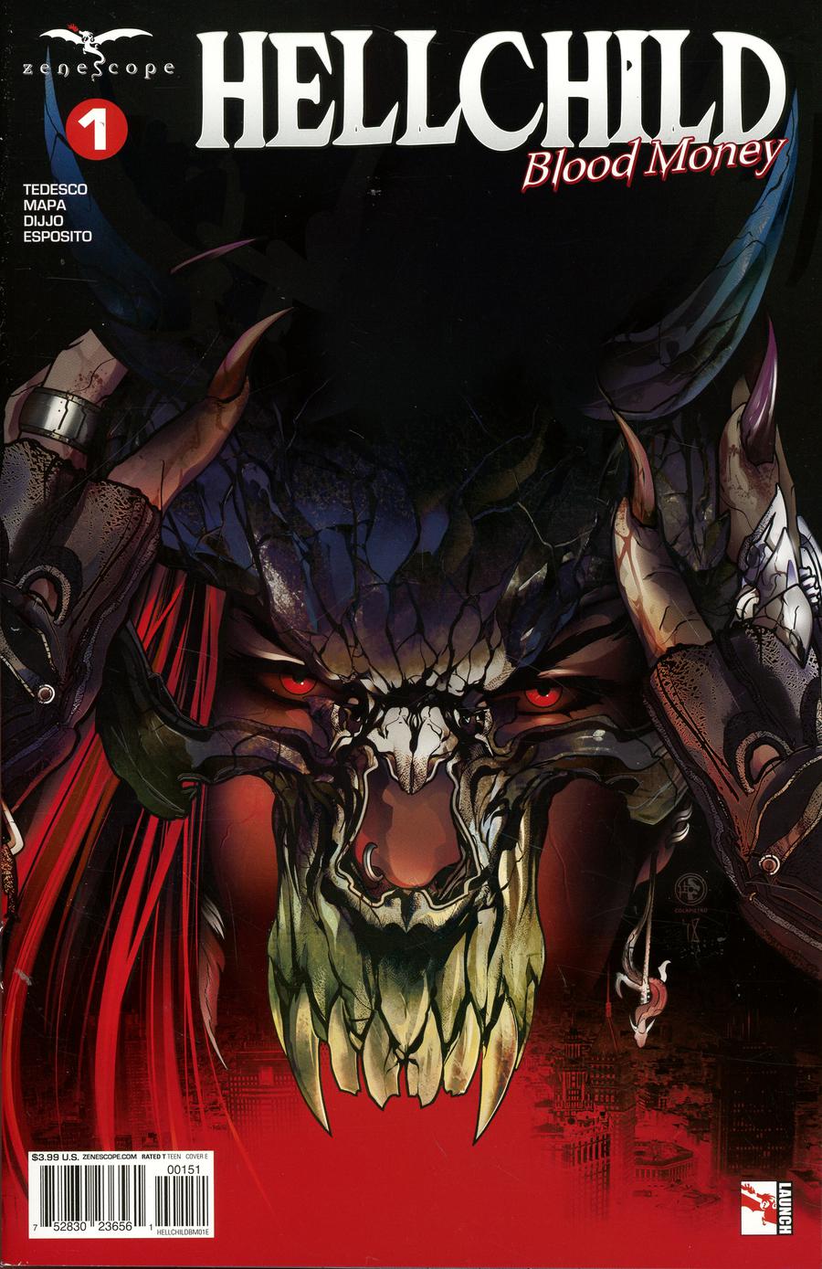 Grimm Fairy Tales Presents Hellchild Blood Money #1 Cover E Leonardo Colapietro