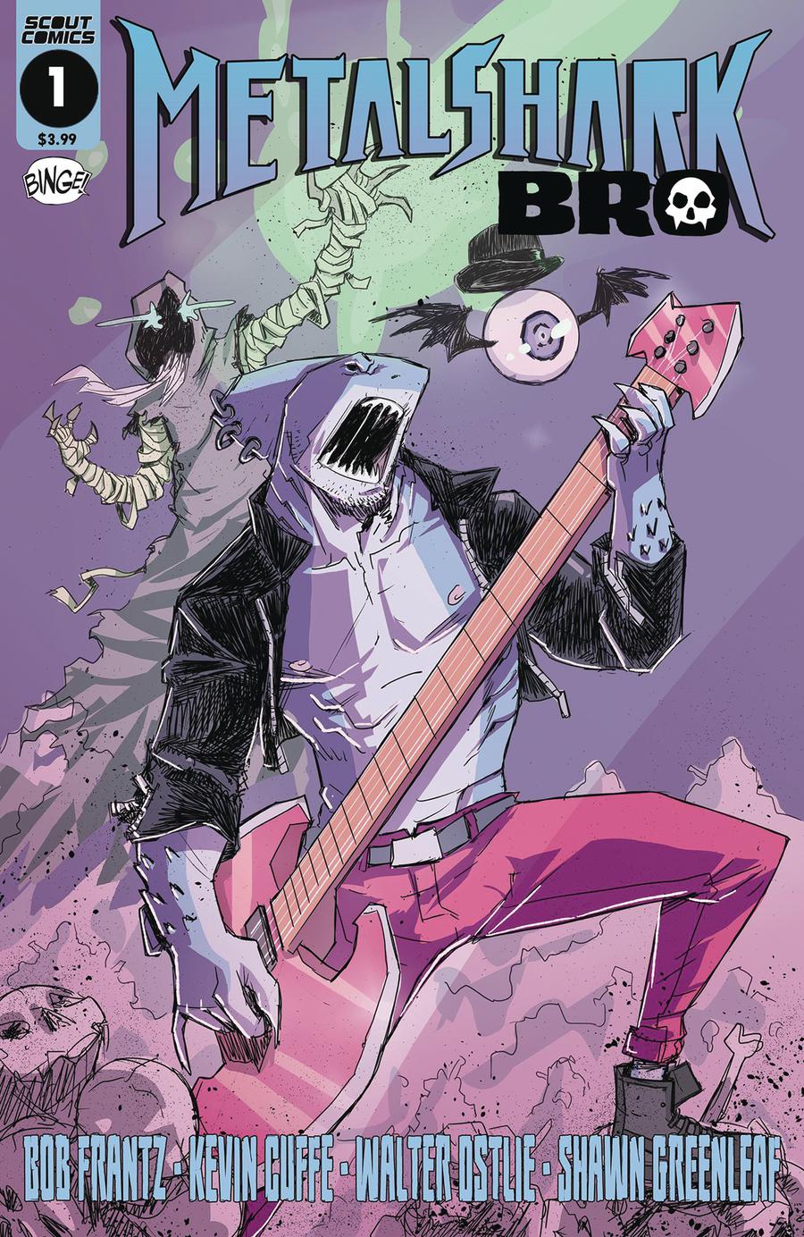 Metalshark Bro #1 Cover A Regular Walt Ostlie Cover
