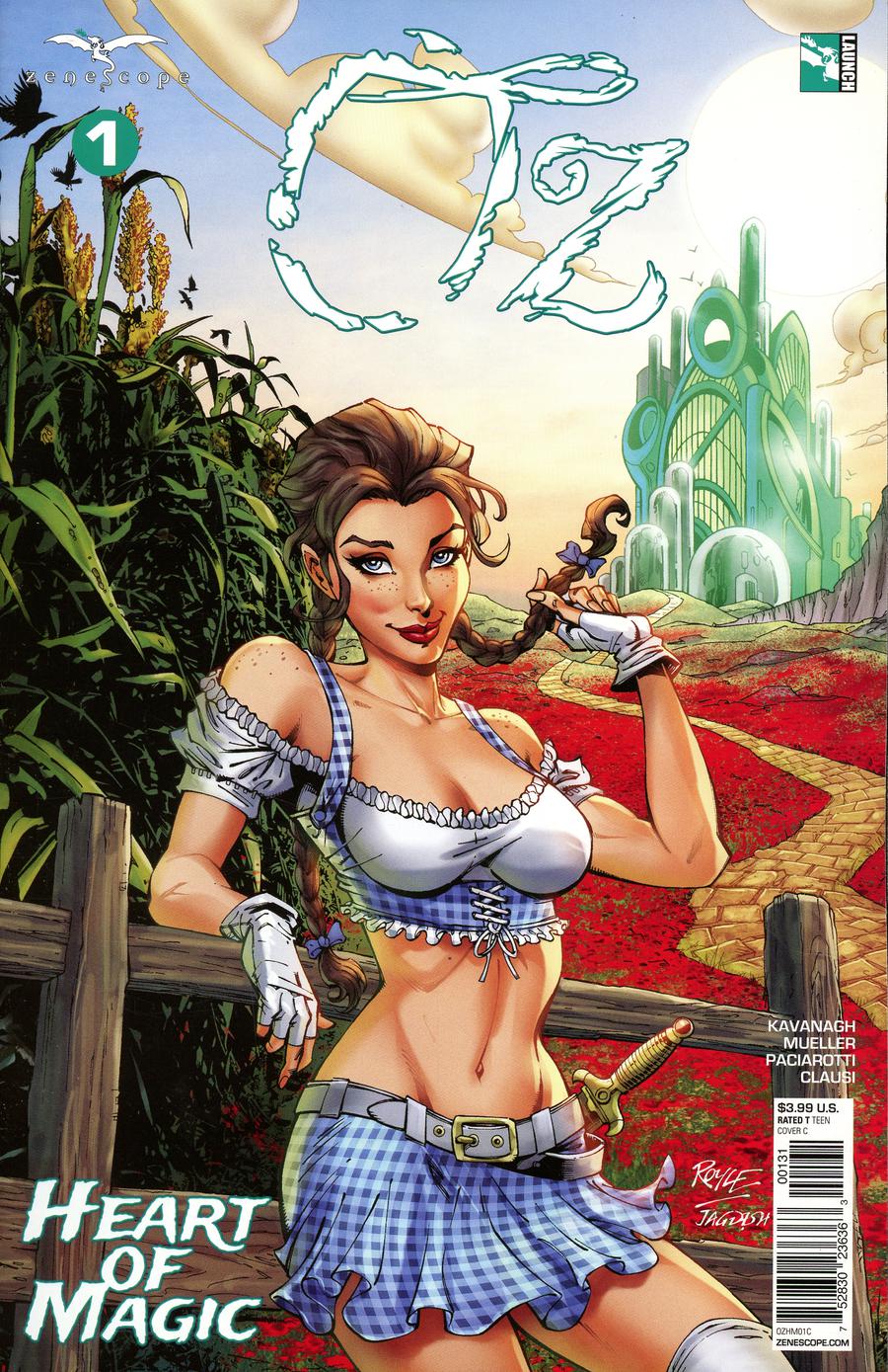 Grimm Fairy Tales Presents Oz Heart Of Magic #1 Cover C John Royle