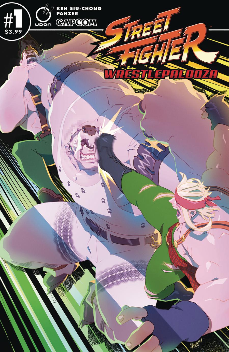 Street Fighter Wrestlepalooza #1 Cover B Variant Jeffrey Chamba Cruz Cover