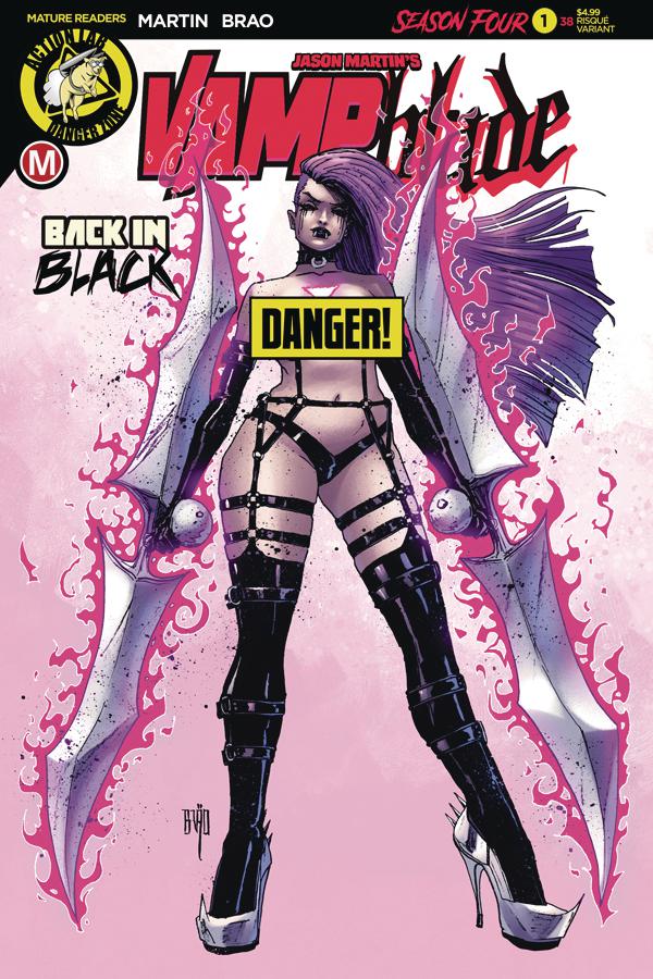 Vampblade Season 4 #1 Cover B Variant Brao Risque Cover