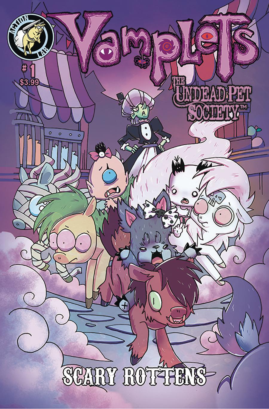 Vamplets Undead Pet Society Scary Rottens #1 Cover B Variant Amanda Coronado Cover