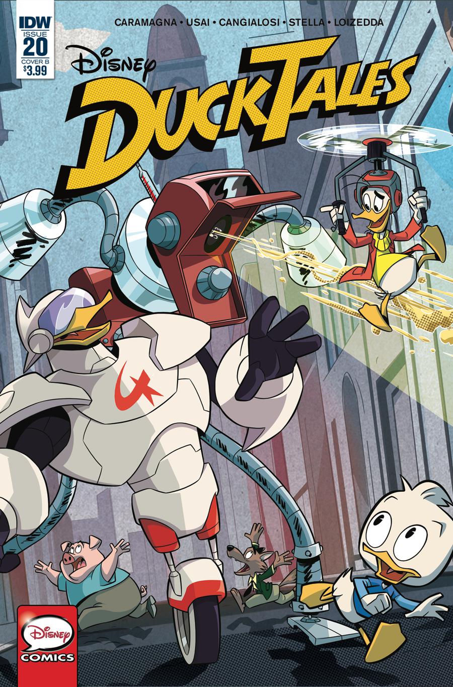 Ducktales Vol 4 #20 Cover B Variant Cover
