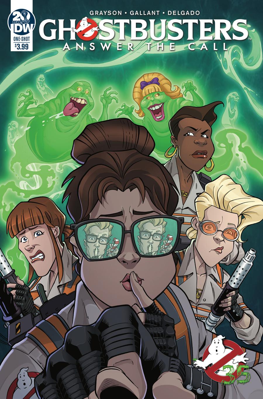 Ghostbusters 35th Anniversary Answer The Call Ghostbusters Cover A Regular SL Gallant Cover