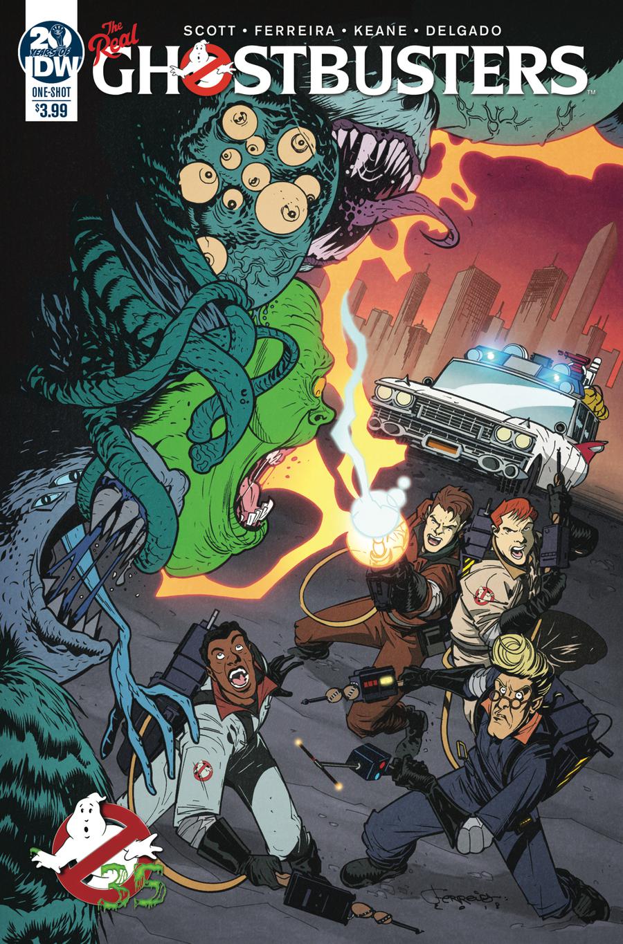 Ghostbusters 35th Anniversary Real Ghostbusters Cover A Regular Marcelo Ferreira Cover