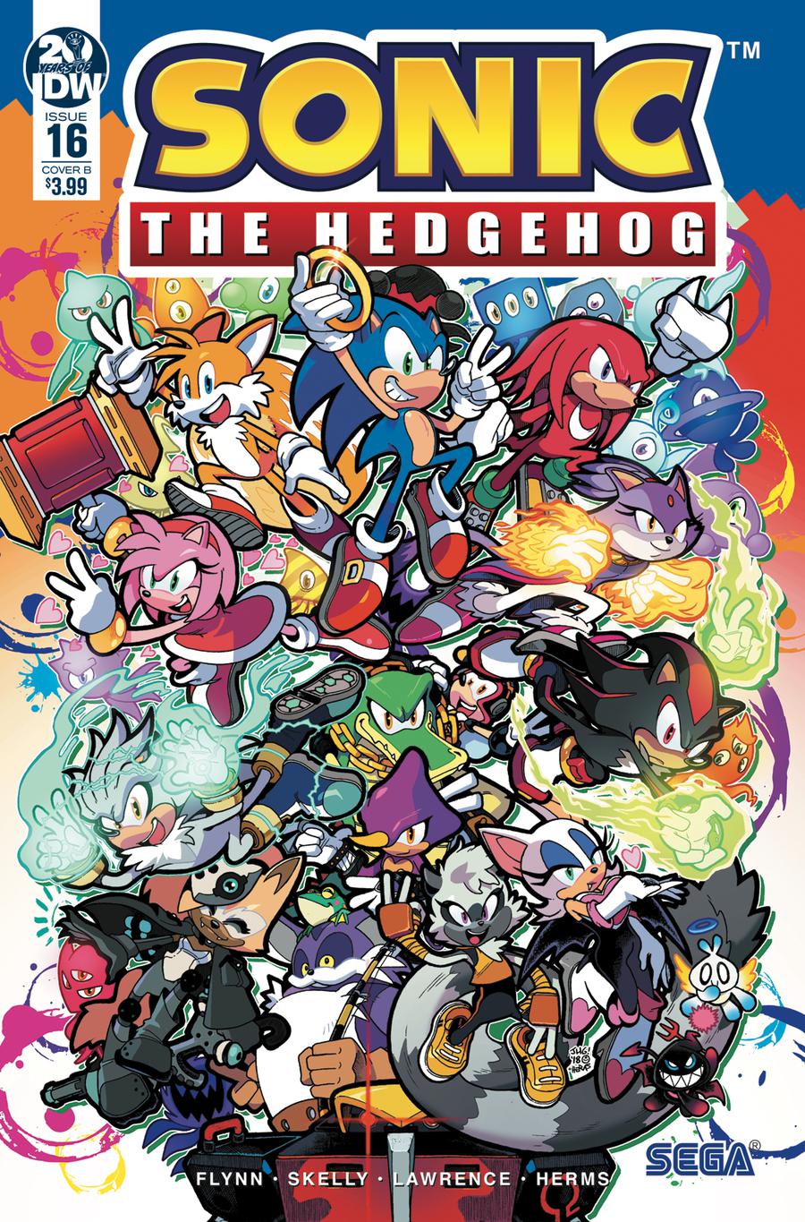 Sonic The Hedgehog Vol 3 #16 Cover B Variant Jonathan Gray Cover