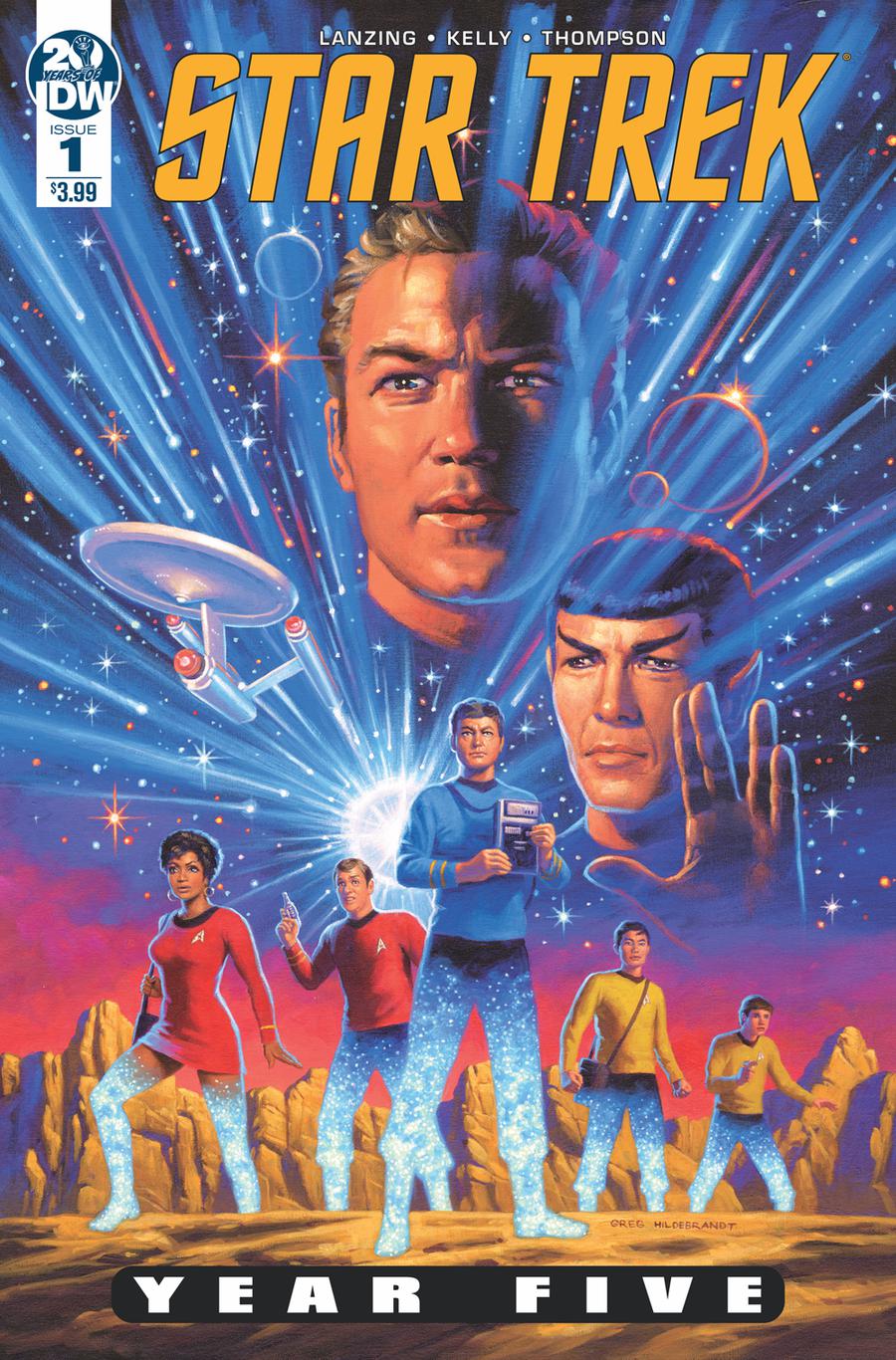 Star Trek Year Five #1 Cover A Regular Greg Hildebrandt Cover