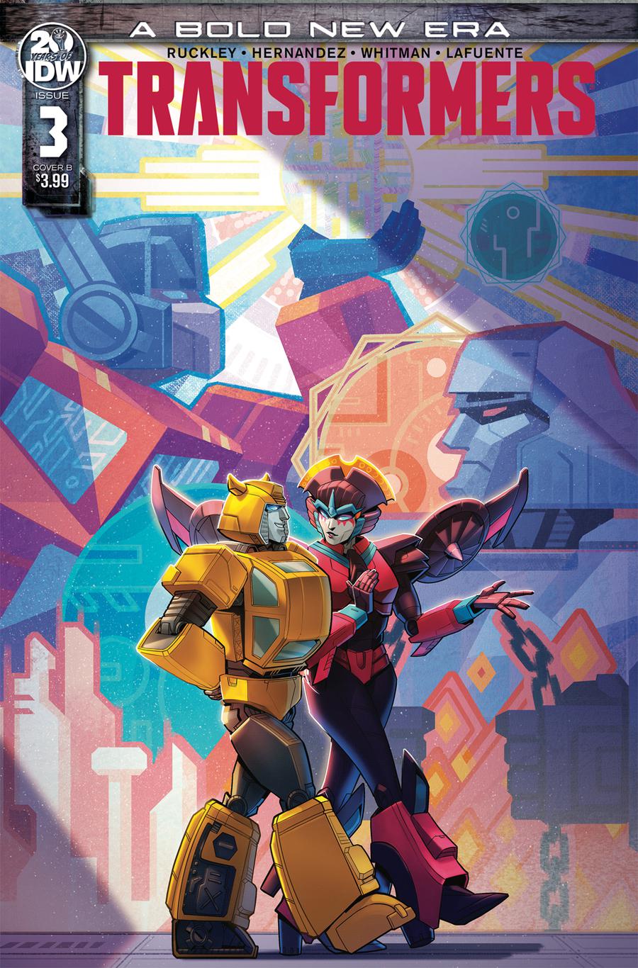 Transformers Vol 4 #3 Cover B Variant Anna Malkova Cover