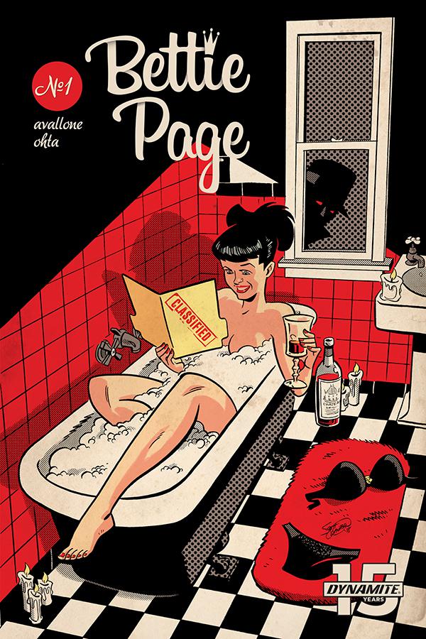 Bettie Page Unbound #1 Cover B Variant Scott Chantler Cover
