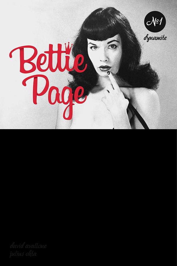 Bettie Page Unbound #1 Cover G Variant Photo Cover Black Bag Edition With Polybag