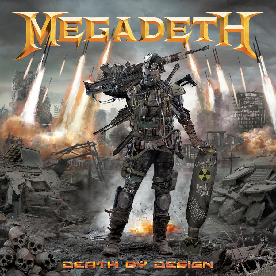 Megadeth Death By Design HC With Vinyl Record