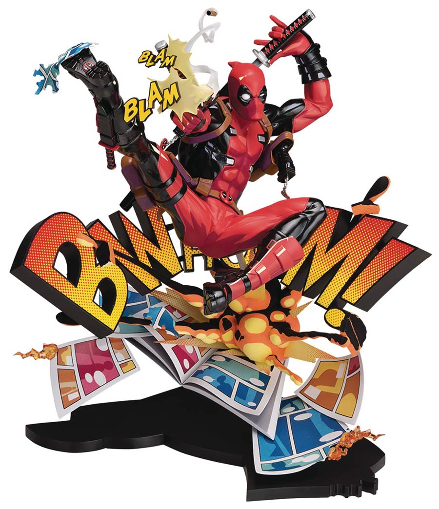 Deadpool Breaking The Fourth Wall PVC Statue