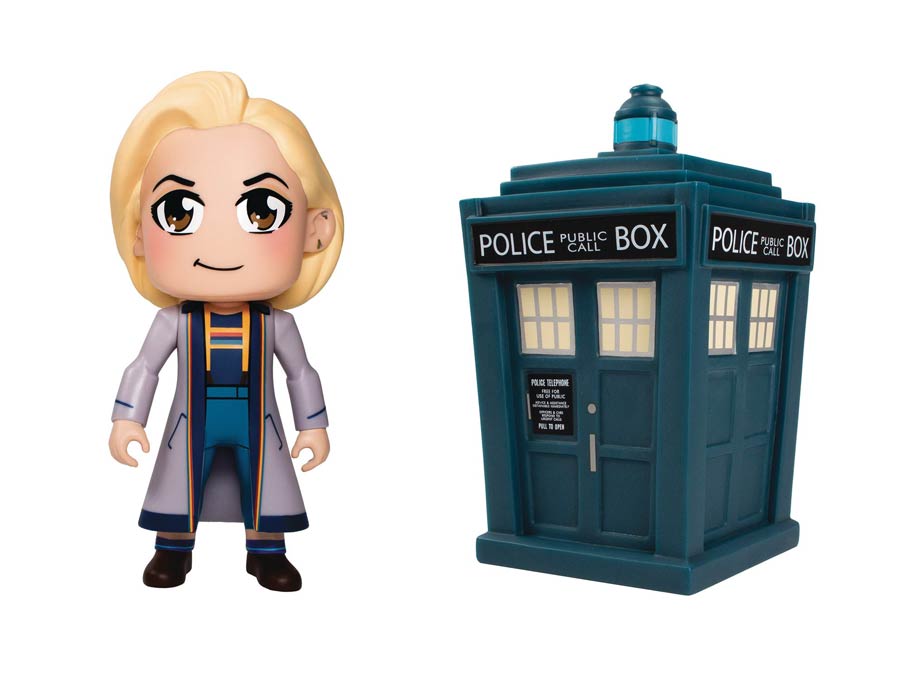 Doctor Who Titans Thirteenth Doctor & TARDIS 2-Pack Vinyl Figure Set