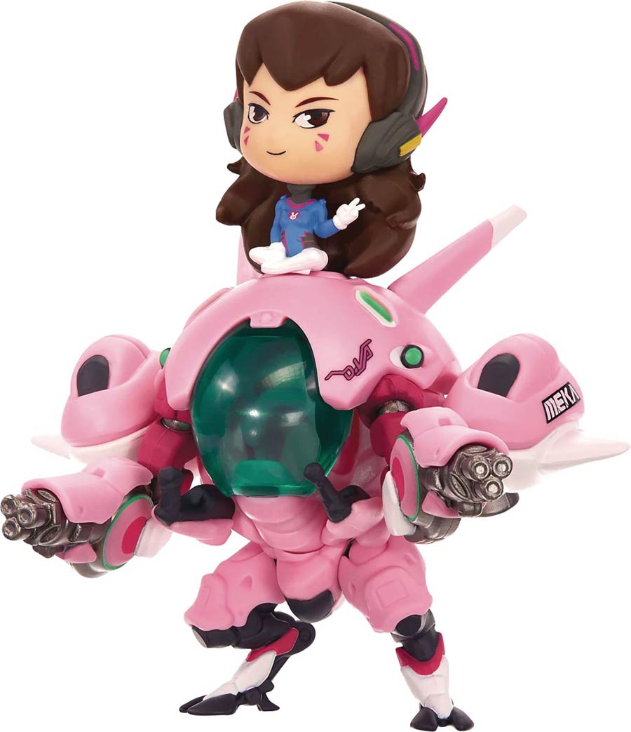 Overwatch Cute But Deadly D.Va With Meka Vinyl Figure
