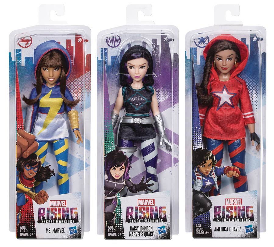 Marvel Rising Training Outfit Doll Wave 1 Assortment Case