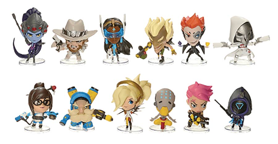 Overwatch Cute But Deadly Series 5 Figure Blind Mystery Box 12-Piece Display