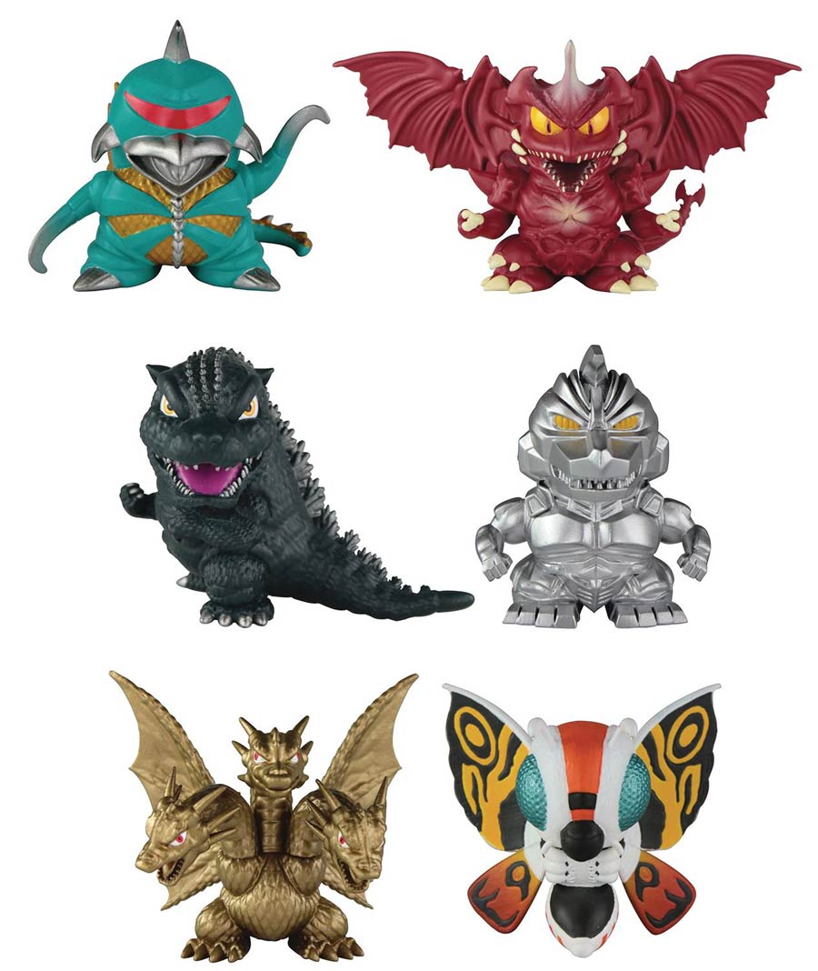 Godzilla Chibi 2-Pack Figure Case
