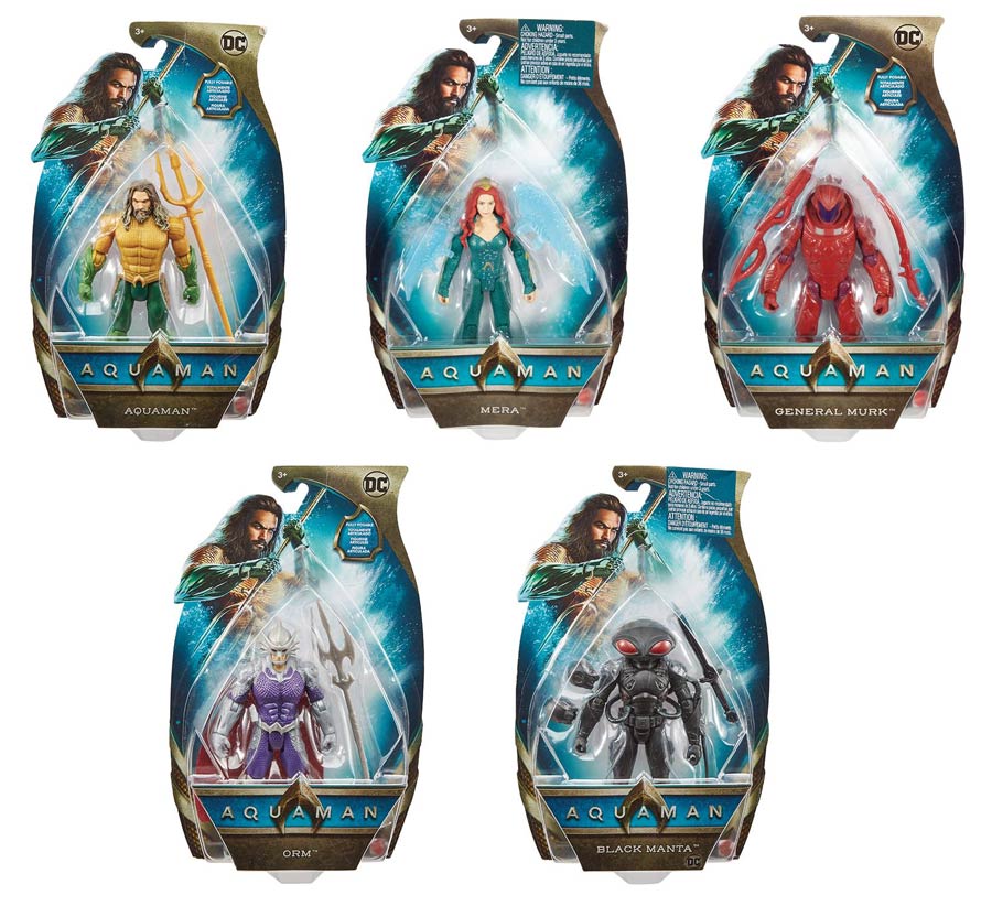 Aquaman Movie 6-Inch Core Action Figure Assortment Case 201901