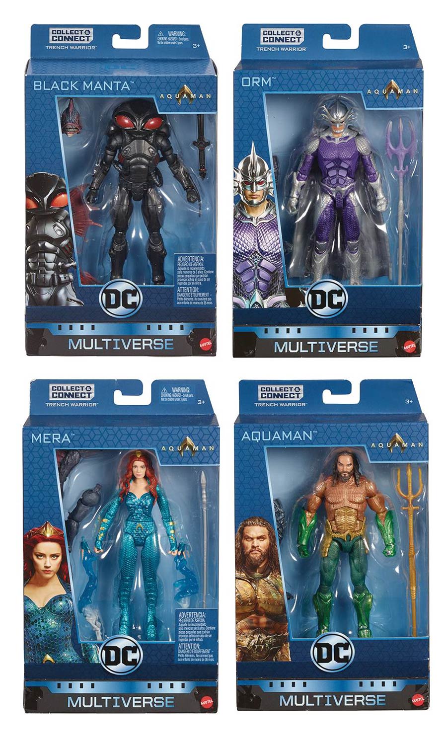 Aquaman Movie Multiverse 6-Inch Action Figure Assortment Case