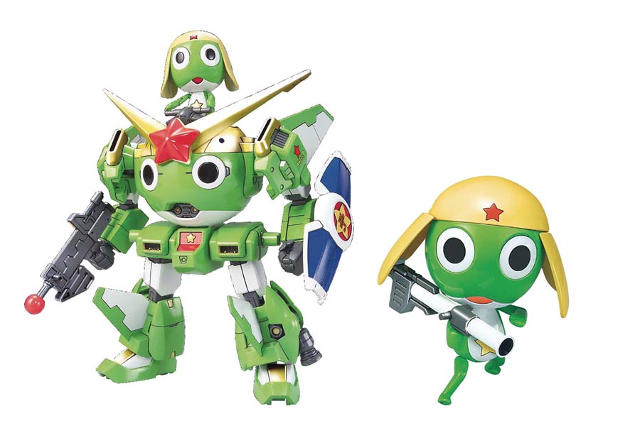 Keroro Gunso (Sgt Frog) Plamo Collection Kit - Keroro Gunso & Keroro Robo Mk-II Anniversary Special Ver.