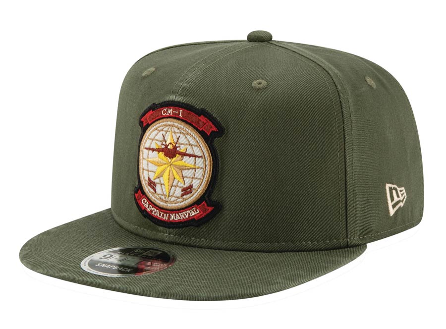Captain Marvel Movie Pilot Snapback Cap